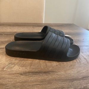adidas | Shoes | New Adidas Adilette Aqua Slides Black | Poshmark